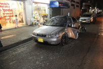 بالصور: حادث طرق بين مركبتين في مدينة يافا دون وقوع إصابات 